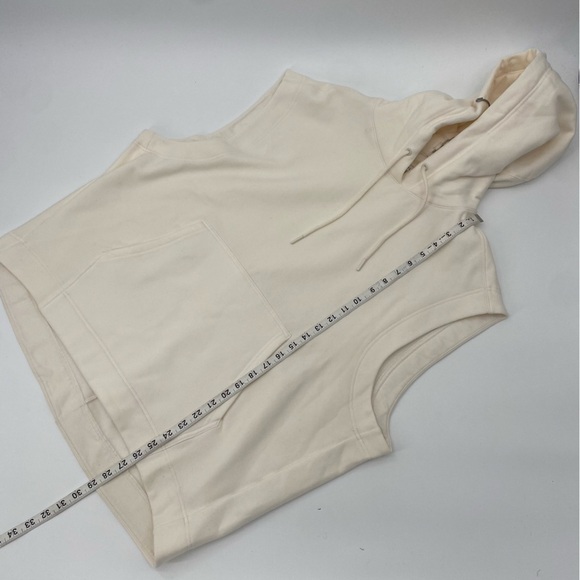Athleta Retroplush Cocoon Hoodie Cream size L - Picture 7 of 8